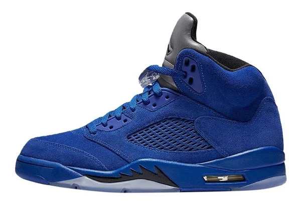 Air Jordan 5 Retro &Blue Suede& - 136027-401 - Size 7