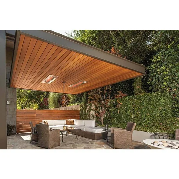 Infratech W Series Single Element Patio Heater, W-15, Grey W1524GR