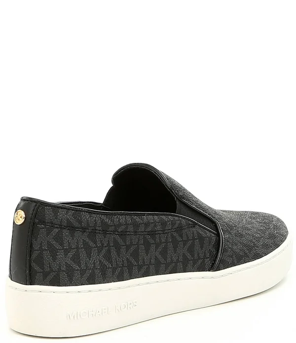 Michael Michael Kors Black Keaton Slip on Sneakers