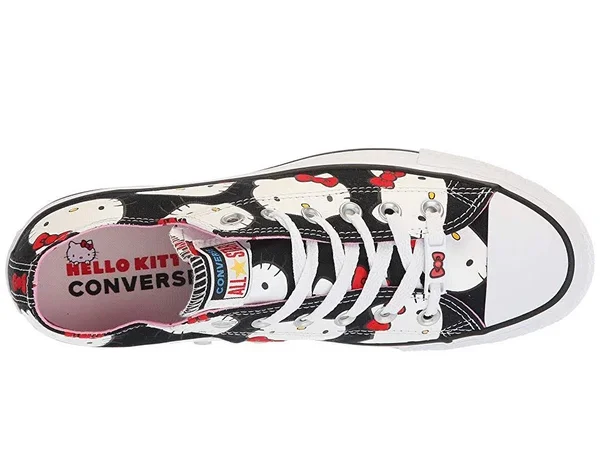 Converse Women's Chuck Taylor All Star Hello Kitty Ox Casual Shoes - Black - Size 8.5