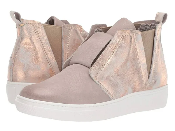 Miz Mooz Laurent Women's Leather Sneaker - Rose Metallic Size 36