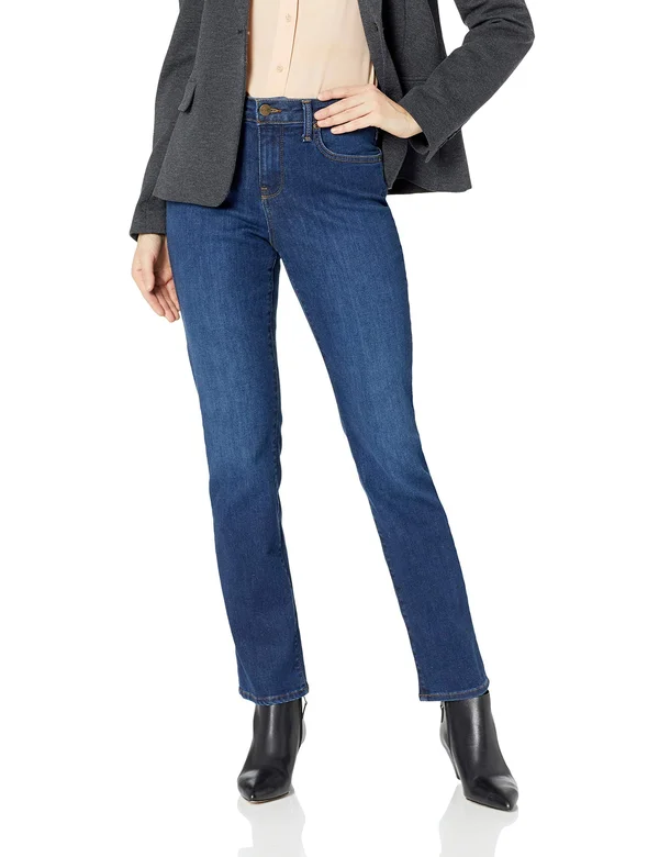 Nydj Women's Sheri Slim Jeans in Petite in Cooper, Size: 8p