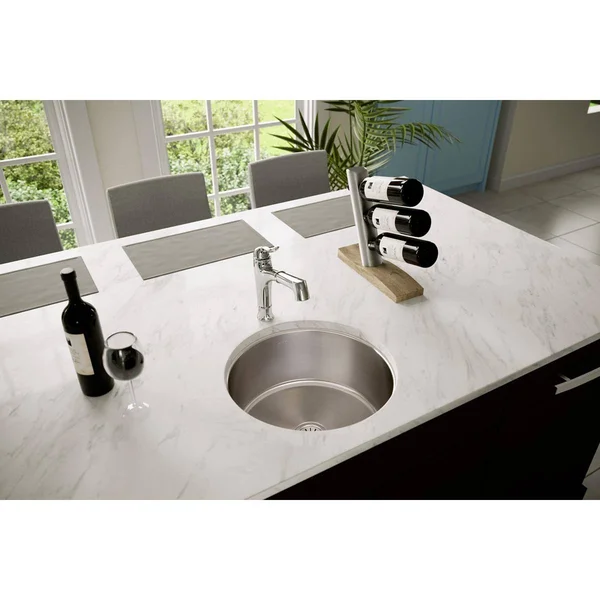 Elkay Lustertone ELUH16FB Single Bowl Undermount Stainless Steel Sink