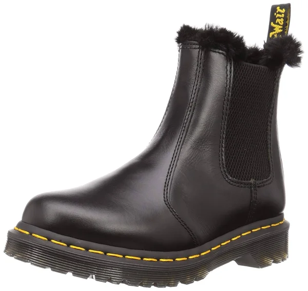 Dr. Martens Women's 2976 Leonore Boots - Dark Grey, 11 Medium US