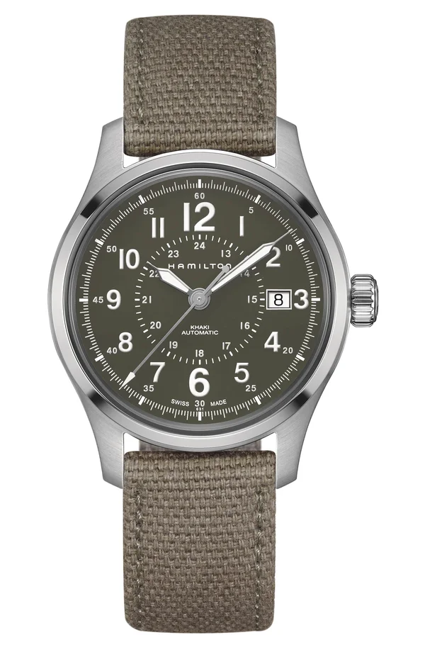 Hamilton Khaki Field Automatic Green Watch H70595963