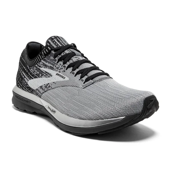 Brooks Ricochet (Grey/Black/Ebony) Men's Running Shoes