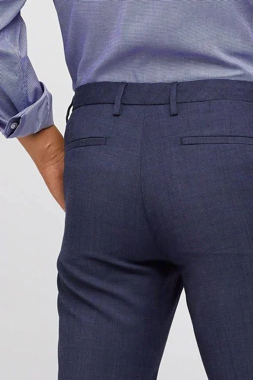Bonobos Tech Wool Dress Pants - Blue - Casual Pants