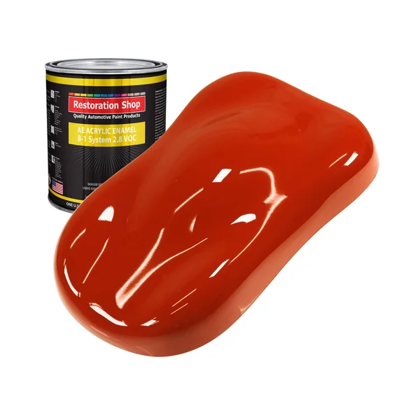 Hot Rod Red 1 Quart Acrylic Enamel Car Auto Body Paint
