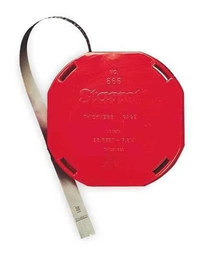 Starrett 666-1 Thickness Gage Stock - 1 Straight Leaf