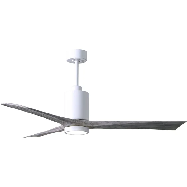 Patricia Ceiling Fan with Light by Matthews Fan Company - Textured Bronze, PA3-TB-BW-52