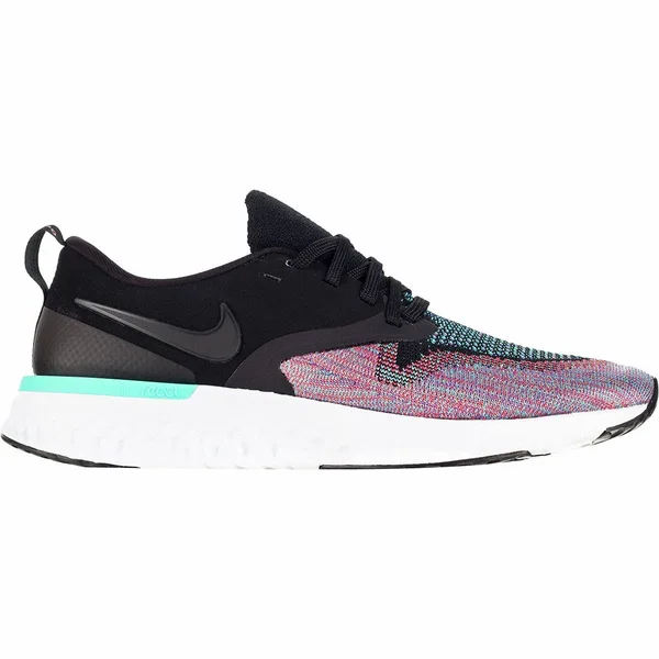 Nike Women's Odyssey React Flyknit 2 Running Shoes, Black - Size 7.0