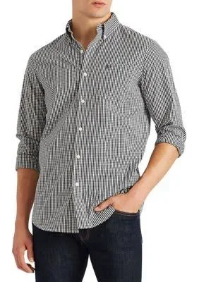 Chaps Men's Stretch Oxford Button Down Shirt - Blue MU - 2XL