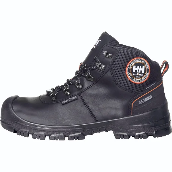 Helly Hansen Chelsea Safety Boot 78250 - Black, Orange, UK 12 - EU 47 - US 13