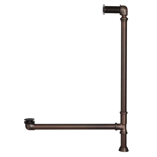 Signature Hardware 943092-238 Pop-Up Tub Drain - Swivel Head - Standard Overflow - 2-3/8x22 Threads Oil Rubbed Bronze Accessory
