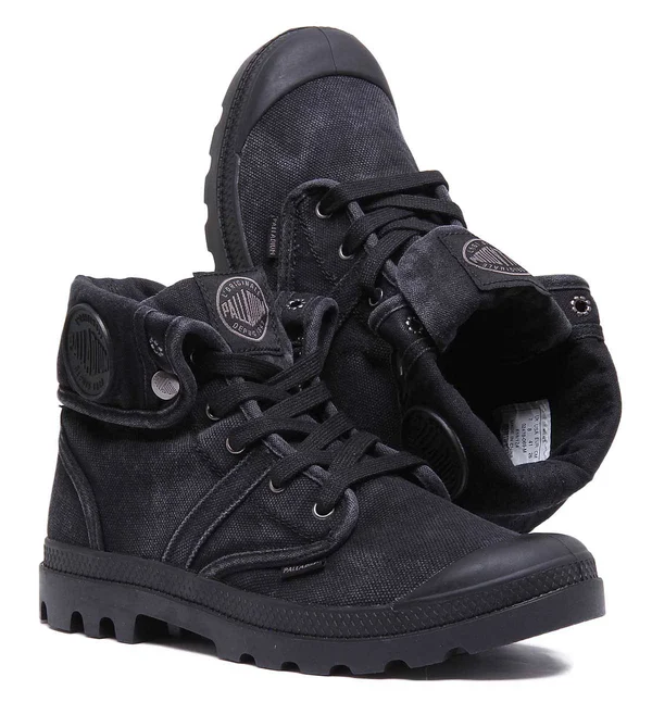 Palladium Baggy Boots Shoes Men's - Black Metal 02478-069-M