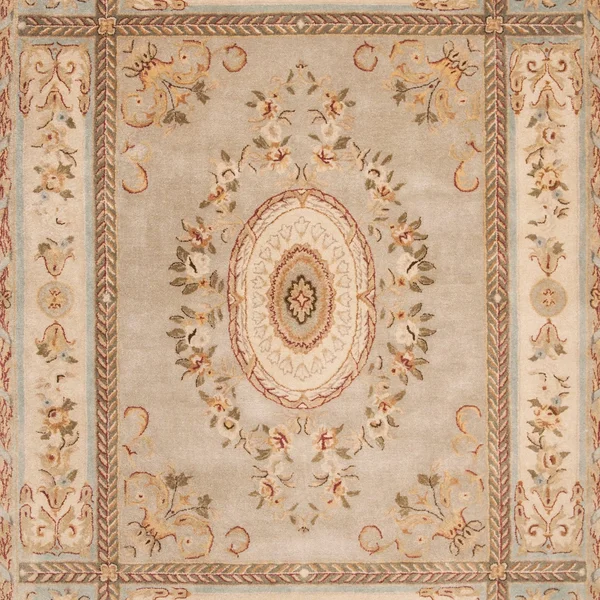 Safavieh Bergama BRG174A Light Blue Rug 6&0x22x6&0x22 - Round