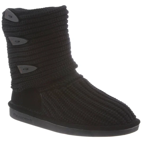 Bearpaw Women's Knit Tall Boot Gray 10