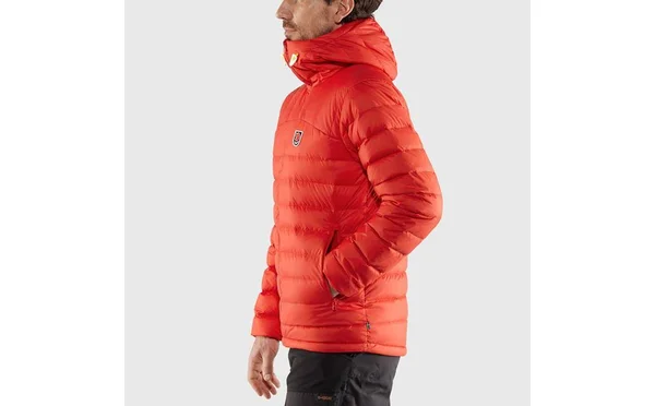 Fj鋖lr鋠en - Expedition Pack Down Hoodie - Men's Xs, True Red