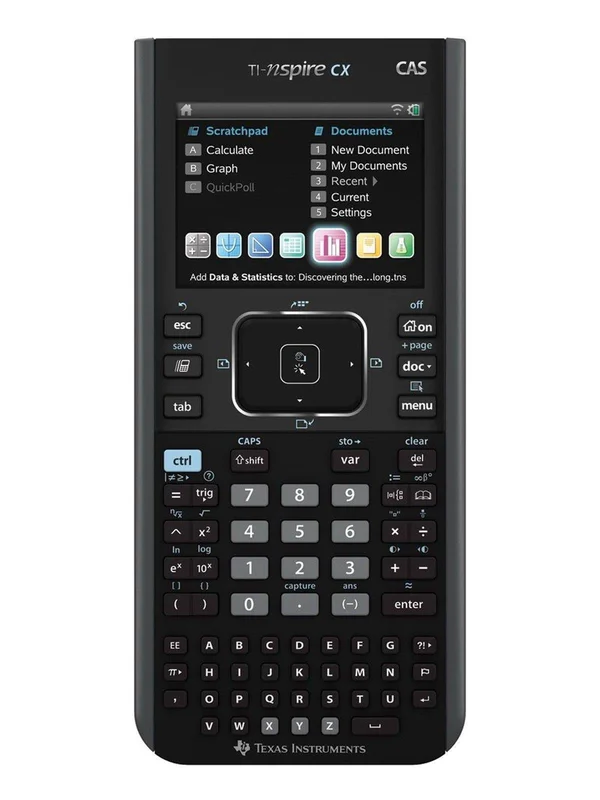 Texas Instruments TI-Nspire CX CAS Handheld Graphing Calculator - Color Display