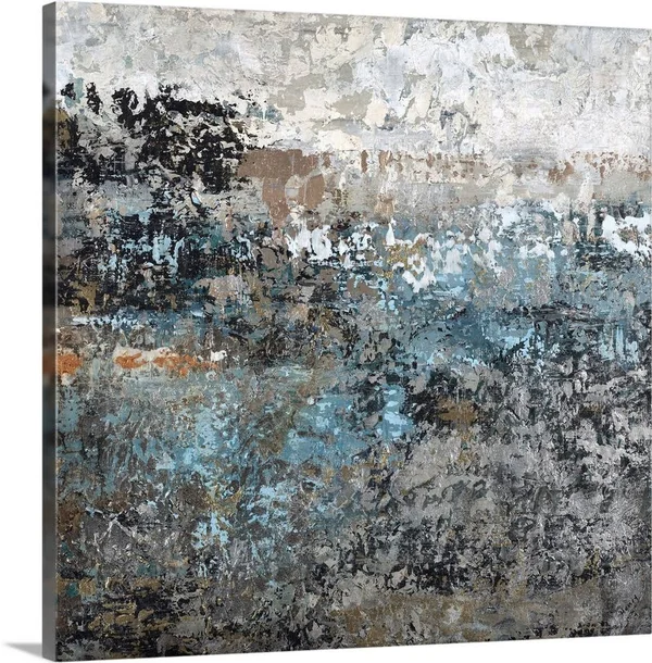 Shades of Blue I - Canvas Wall Art, 20x20, Great Big Canvas