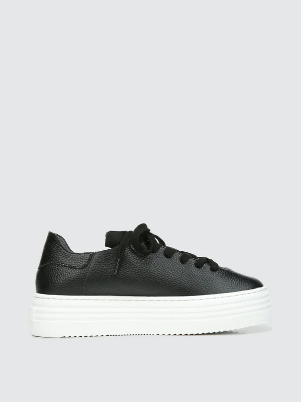 Sam Edelman Pippy Platform Sneaker - Black - 5.5 M
