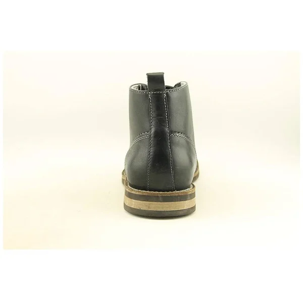 Original Penguin Men's High-Top Leather Derbys - Black - Size 10.5