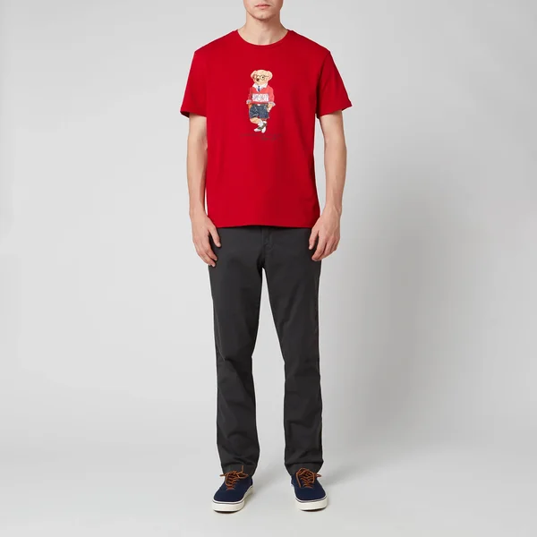 Polo Ralph Lauren Men's Polo Sport Bear T-Shirt - Red - XXL