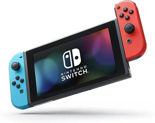 Nintendo Switch with Joy-Con - 32 GB - Neon Blue/Neon Red - includes 64GB SD Card, 1-2-Switch, Just Dance 2017, The Legend of Ze