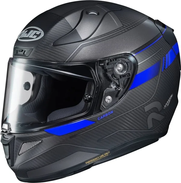 HJC RPHA 11 Nakri Carbon Helmet - black-blue, Size M