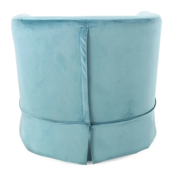 Cecilia Velvet Swivel Club Chair - Blue - Christopher Knight Home