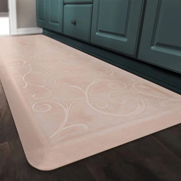WellnessMats Estates Collection 3& x 2& Anti-Fatigue Mat Bella - Sand Dollar