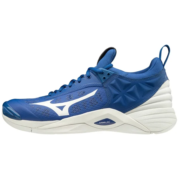 Mizuno Wave Momentum Men's Volleyball Shoes-Blue/White - Size: 9.5