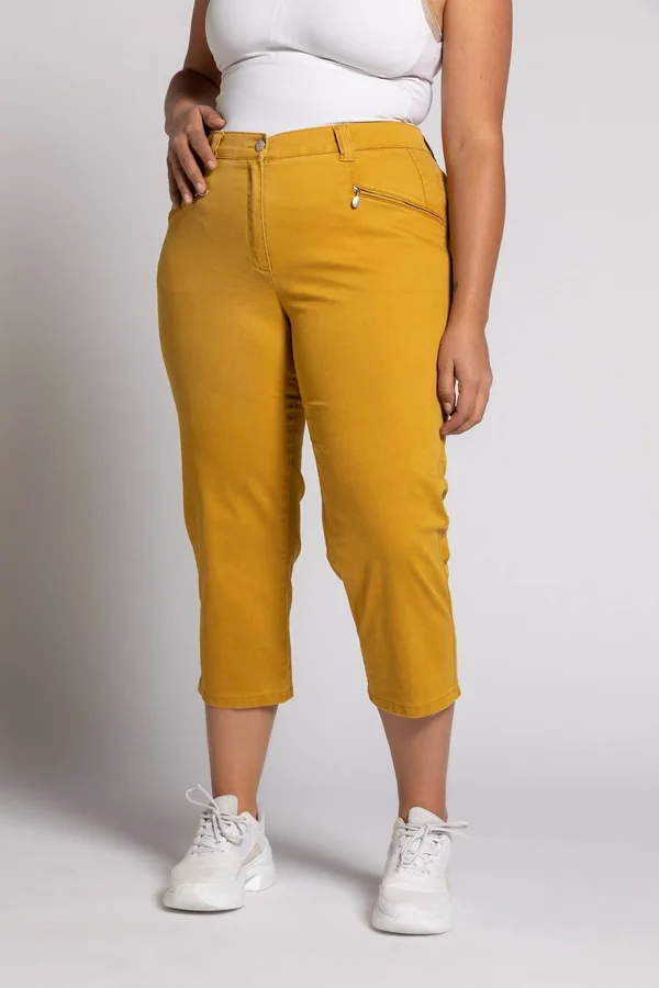 Plus Size Business Pants, Woman, Orange, Size: 32, Cotton, Ulla Popken