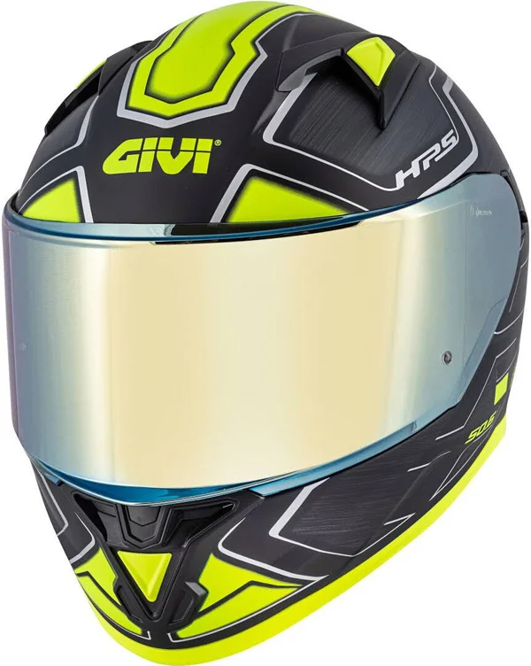 Givi 50.6 Sport Deep Limited Edition Helmet - black-yellow, Size 2XL