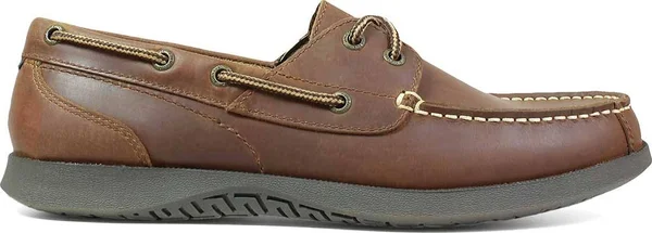 Nunn Bush Men's Bayside Lites Two Eye Boat Shoe, Size: 12, Brown