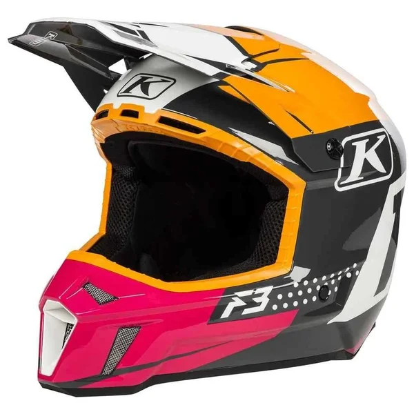 Klim F3 Helmet ECE/DOT- Bomber Rose - XL