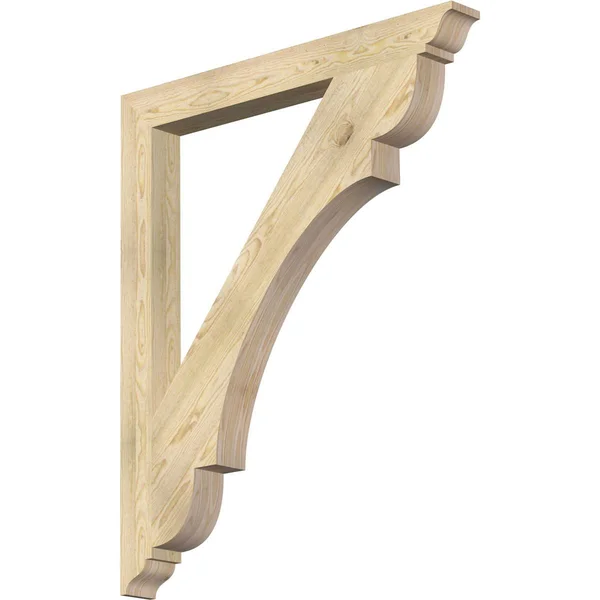 4x22W x 40x22D x 48x22H Olympic Traditional Rough Sawn BRACKET - Douglas Fir