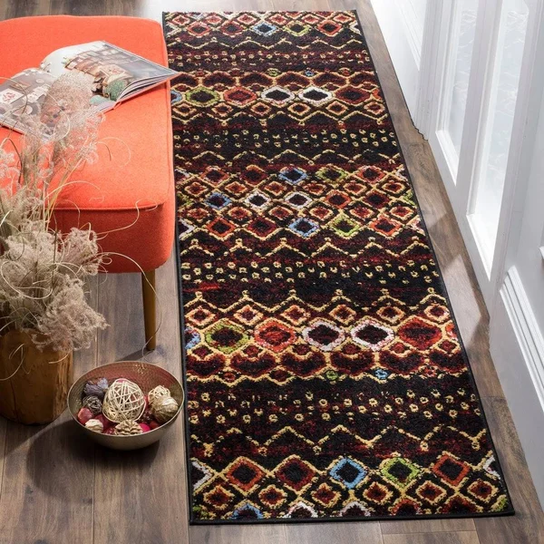 Safavieh 6&-7x22 x 6&-7x22 Square Amsterdam AMS108A Ivory, Grey Rug