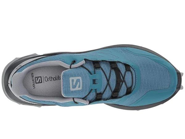 Salomon Women's Supercross Shoes Mallard Blue, Black, Monument 10.5