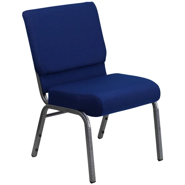 Lancaster Home Hercules Series Vein Frame 21-Inch Extra Widefabric Stacking Church Chair with 4-Inch Thick Seat, Gold
