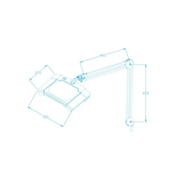 Aven 26505-ESL Mighty Vue Magnifying Lamp LED - ESD Safe, Black
