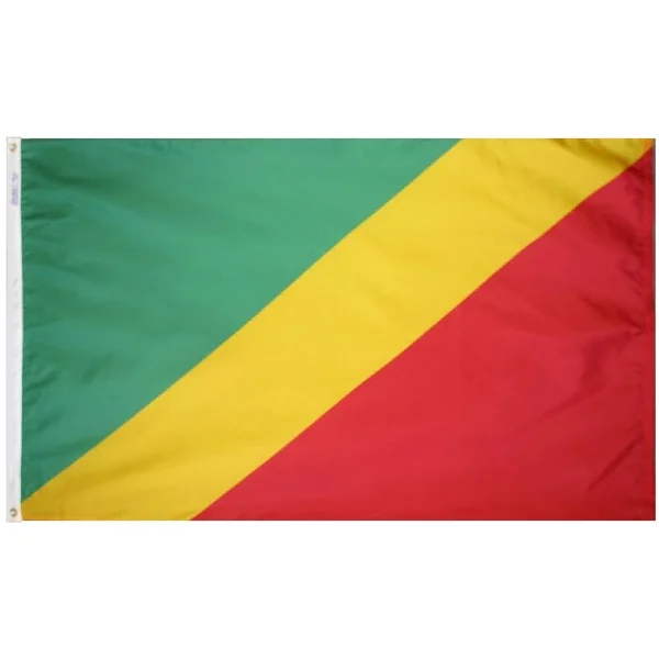 Congo Nylon Flag - 3& x 5&