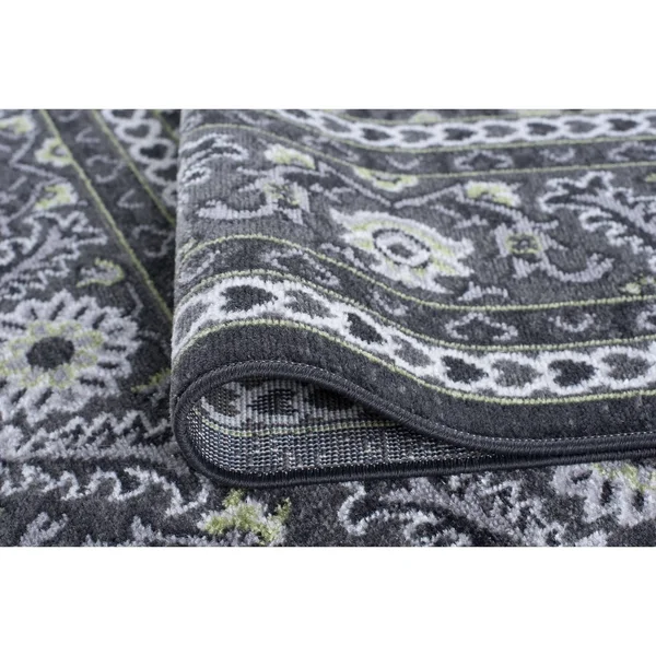 Tayse Rugs Milan Gray 2 ft. x 11 ft. Runner Rug
