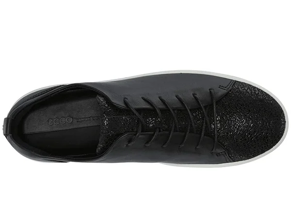 Women's Ecco Soft 8 Sneaker - Size: 4-4.5, Black