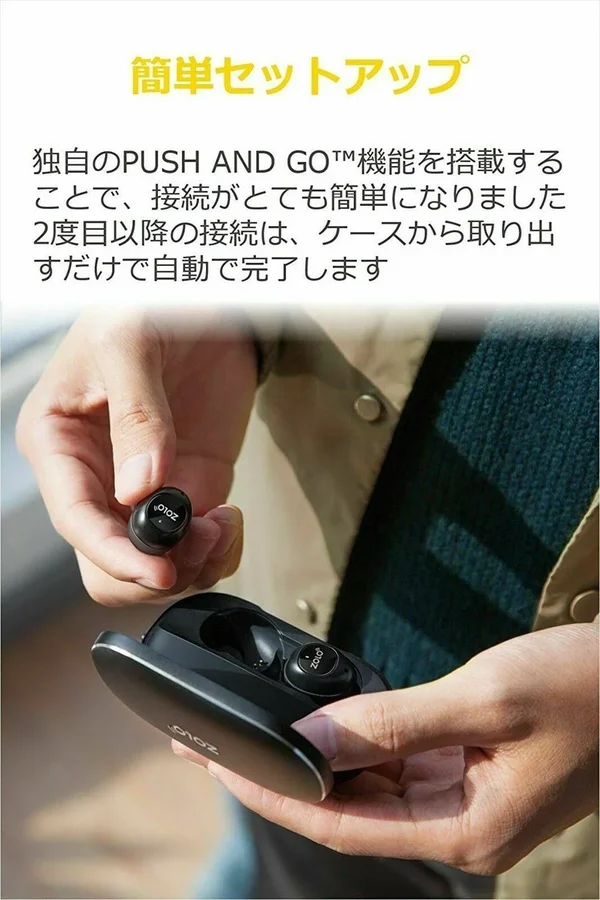 Anker Zolo Liberty + Bluetooth 5.0 Wireless Earphone IPX 5 Waterproof Black