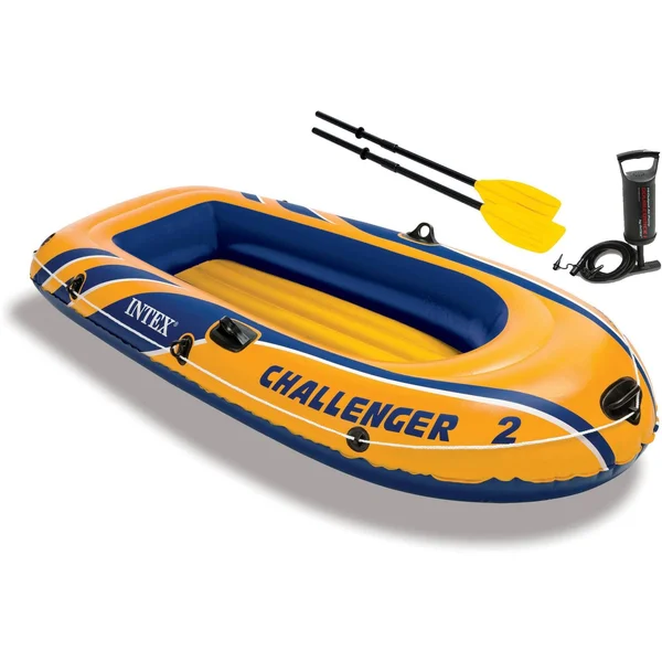 Intex Challenger 2 Inflatable Boat Set with Pump and Oars - 68367EP