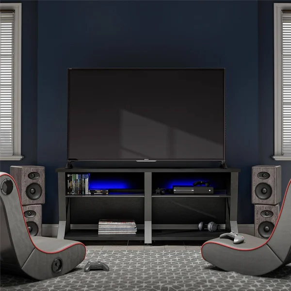NTense Genesis 70x22 Gaming TV Stand Black