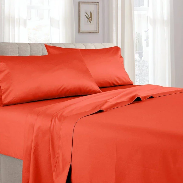 Royal Tradition Attached Waterbed Sheets Solid 100-percent Cotton 300 Thread Count: Queen, Gold