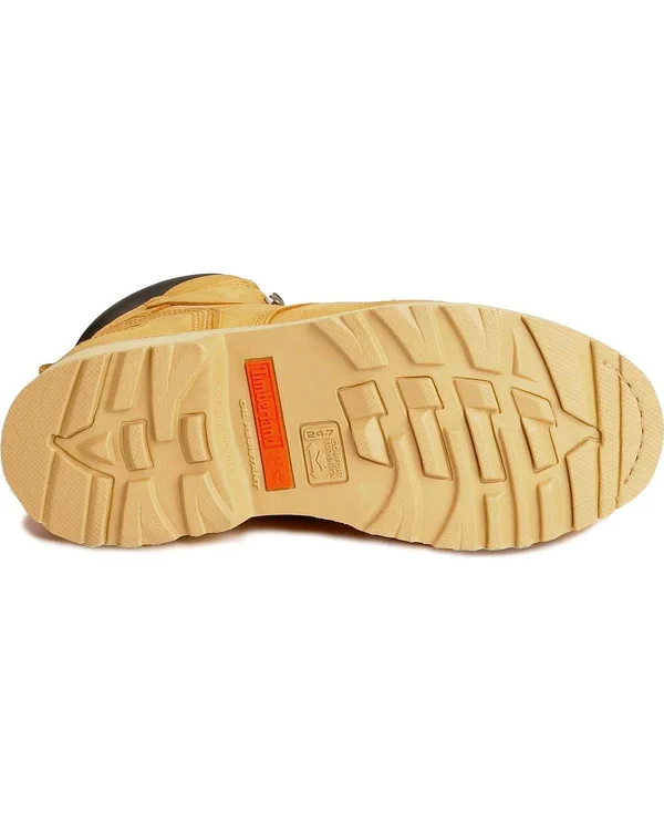 Timberland Pro Men's 6 in. Pit Boss Steel Toe Work Boot, Wheat