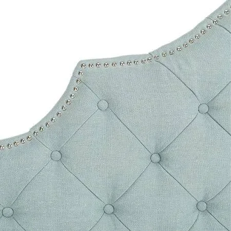 Safavieh Arebelle Sky Blue Twin Tufted Headboard